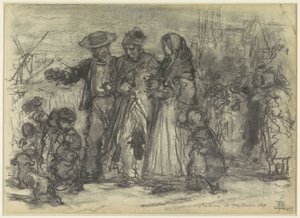 Heimkehr eines alten Soldaten nach der Schlacht bei Waterloo