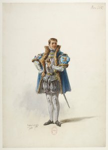 Saint-Saëns - Henry VIII - Kostümentwürfe - Lacoste - 1. Der Herzog von Norfolk von Eugene Lacoste