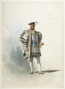 Btv1b84558104 04 - Saint-Saëns - Henry VIII - Kostümentwürfe - Lacoste - 4. Herr von Eugene Lacoste