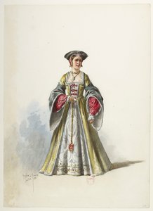 Btv1b84558104 20 - Saint-Saëns - Henry VIII - Kostümentwürfe - Lacoste - 20. Kostüm von Eugene Lacoste