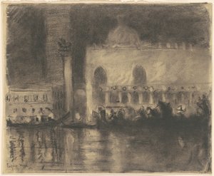 Erinnerung an Venedig: der Palazzo Ducale und die Piazzetta