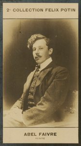 Abel Faivre, Maler (s/w Foto)