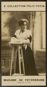 Madame Georges De Peyrebrune, Schriftstellerin