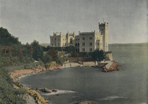 Miramar, das Schloss (farbiges Foto)