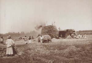 Weizendreschen auf der Alfold, die Ebenen von Ungarn von European Photographer