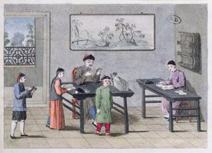 Eine chinesische Schule, ca. 1810 von European School