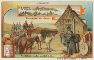 Ein isländisches Begräbnis und der Krater des Hekla-Vulkans
