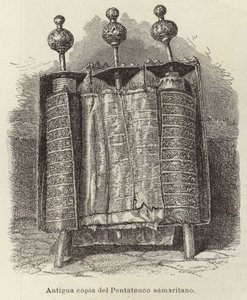 Alte Kopie des samaritanischen Pentateuch