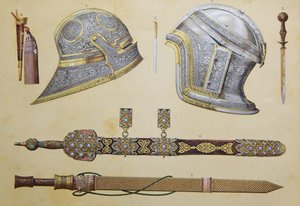 Waffen, die Boabdil gehörten, letzter maurischer König von Granada