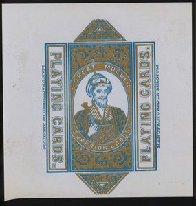Kunstwerk für Spielkarten (Lithografie)