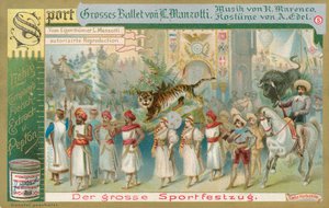 Ballett, Liebig-Karte, frühes 20. Jahrhundert