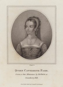 Catherine Parr, sechste Frau von König Heinrich VIII. (Gravur)