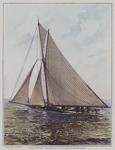 Chrysanthemum, 5-Tonnen-Segelboot vor Pornic, Bretagne