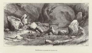 Cordevole-Schlucht und Brücke von European School