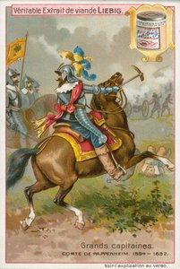 Graf von Pappenheim, Liebig-Karte, frühes 20. Jahrhundert