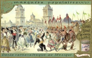 Tanzen auf einem Karneval in Mexiko von European School