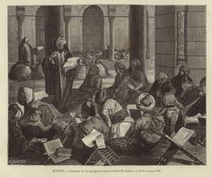 Ägypten - Stuhl der Moschee der Al-Azhar-Universität