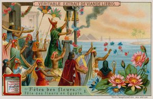 Blumenfest im alten Ägypten