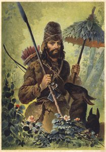 Illustration für Robinson Crusoe