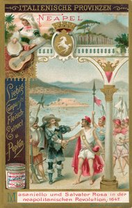 Italienische Provinzen, Liebig-Karte, frühes 20. Jahrhundert