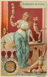 Elfenbeinskulptur (Chromolithografie)