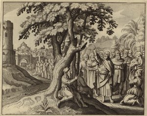 Jesus Christus und Zachäus der Zöllner
