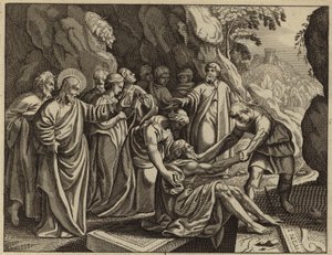 Jesus Christus erweckt Lazarus von den Toten