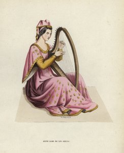 Junge Dame des XIV. Jahrhunderts