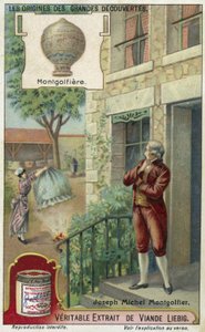 Joseph Montgolfier und der Heißluftballon