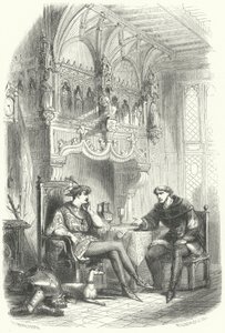 Treffen zwischen dem flämischen Staatsmann Jacob van Artevelde und König Edward III. von England