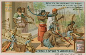 Musikinstrumente der alten Ägypter und Hebräer