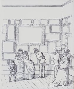 Seite aus einem Buch zur Aufbewahrung einer persönlichen Sammlung von Wappen und Monogrammen