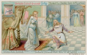 Robert gesteht Prinzessin Isabelle sein Fehlverhalten