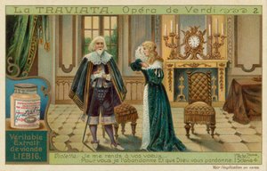 Rodolphes Vater überzeugt Violetta, seinen Sohn zu verlassen von European School
