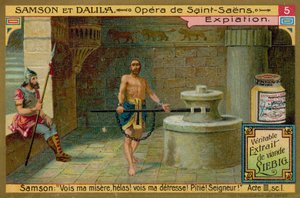 Samson in Ketten