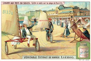 Strandyachting am Strand von Biarritz von European School