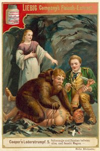 Szene aus Der letzte Mohikaner von James Fenimore Cooper