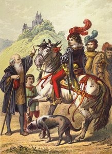 Dornröschen (Farblithografie)