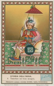 Tamerlan auf dem mongolischen Thron von European School