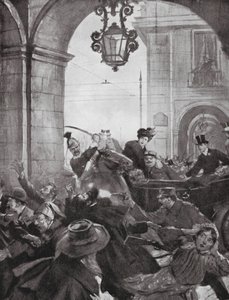 Die Ermordung des Königs und Kronprinzen von Portugal