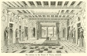 Das Atrium im Haus von Pansa, restauriert von European School