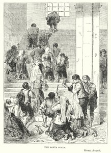 Die Heilige Treppe, Rom, August von European School