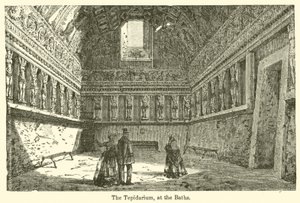 Das Tepidarium in den Bädern