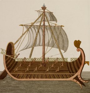 Triere, Kriegsschiff der alten Phönizier, Griechen und Römer