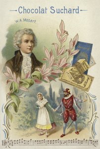 Wolfgang Amadeus Mozart, österreichischer Musiker und Komponist