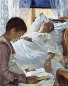 Reflexion in Blau, 1887