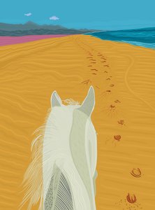 Pferd am Strand