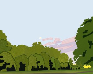 Hyde Park mit Fuchs