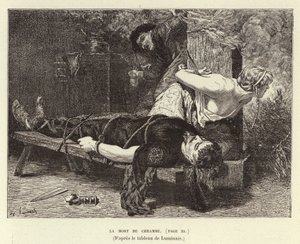 Der Tod von Chram, Sohn von Chlothar I., König der Franken, 561 von Evariste Vital Luminais