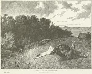 Der Tod von Brunehaut von Evariste Vital Luminais
